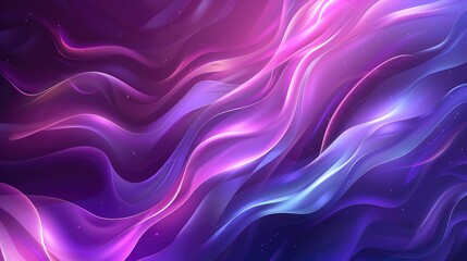 Fototapeta premium Abstract Cool Purple Gradient Liquid Wave Background
