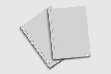 book mockup realistic