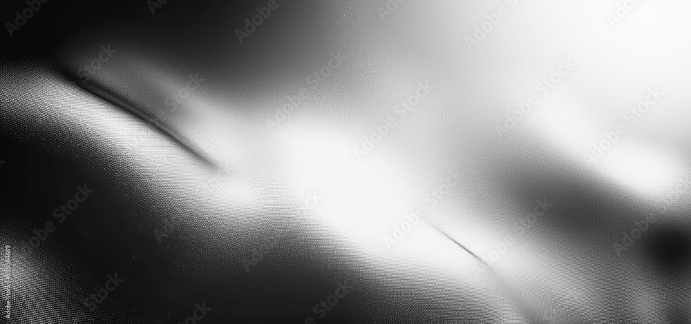 Poster elegant silver metal gradient background with textured surface and soft shadows for web design
