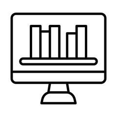 Online Library line icon