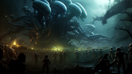 Aliens have taken over the planet