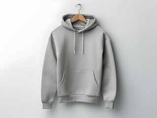 Premium Hoodie mockup, fashionable hoodie on hanger, Clothing mockup, apparel hoodie mockup