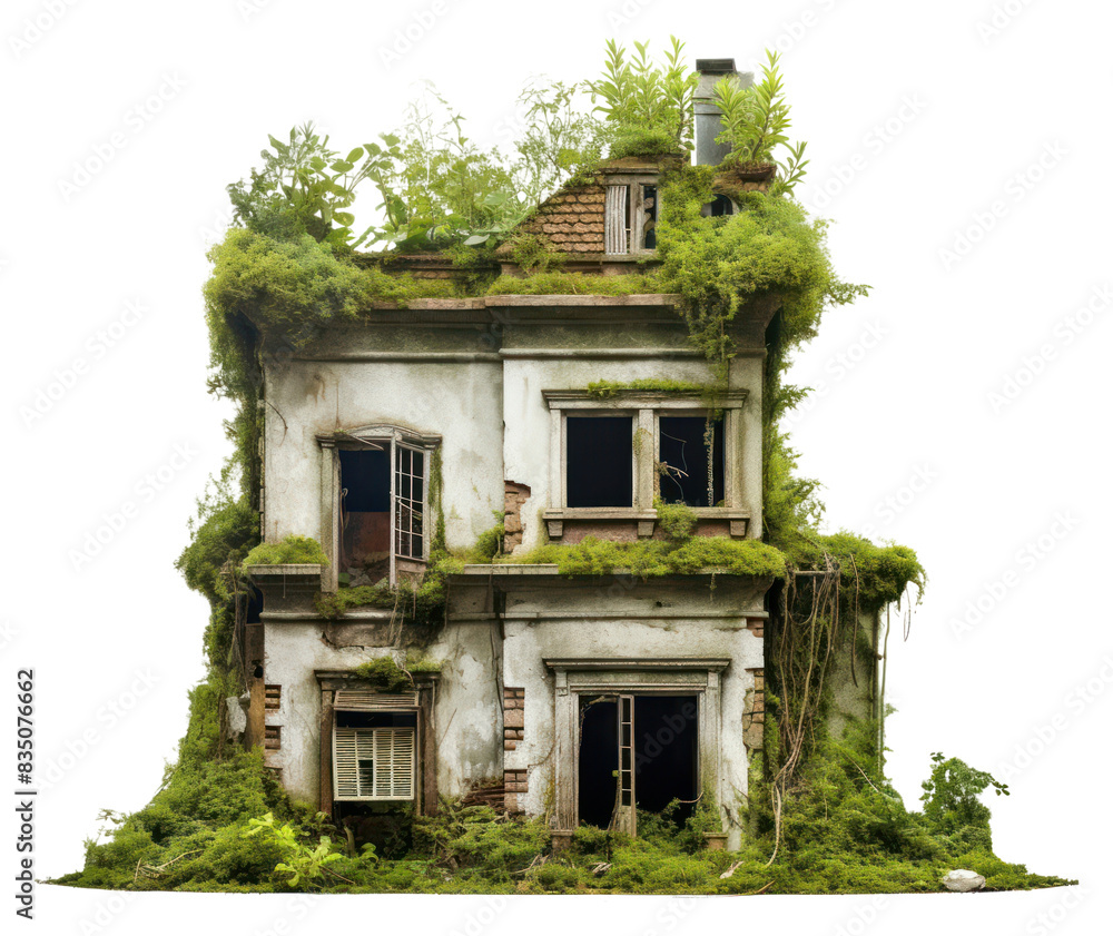 Wall mural png abandoned building architecture plant old. - Wall murals