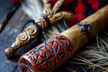 Matariki Maori New Year decorations, New Zealand national holiday concept.