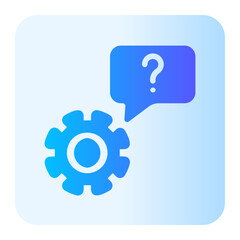 problem statement gradient icon