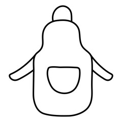 Premium download icon of apron

