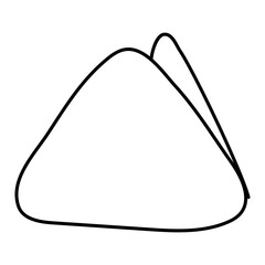 Creative design icon of nachos 

