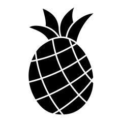 A beautiful design icon of pineapple 

