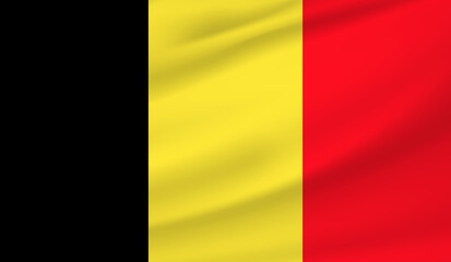 Obraz premium Belgium National Flag Photo
