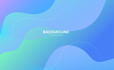 Gradient smooth blue lines background