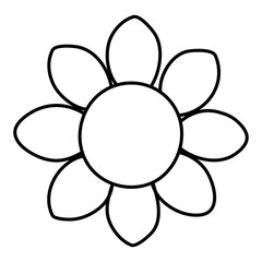A beautiful design icon of flower

