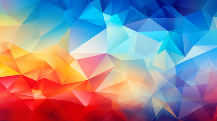Fototapeta premium Geometric Abstract Image Pattern Background, Interlocking Squares in Primary Colors, Wallpaper, Background, Cell Phone Cover and Screen, Smartphone, Computer, Laptop, 16:9 Format - PNG