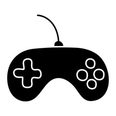 Modern design icon of gamepad

