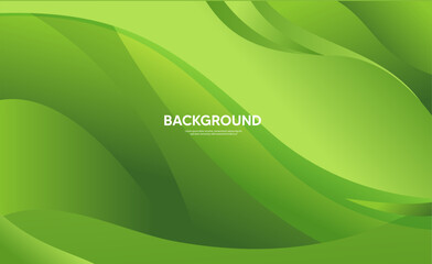 Abstract green background, Green background, abstract green background with waves