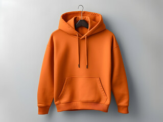 Premium Hoodie mockup, fashionable hoodie on hanger, Clothing mockup, apparel hoodie mockup