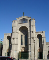 The church in the main square of the city