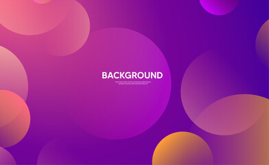 Abstract background with circles, Purple background