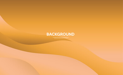Abstract orange wave background