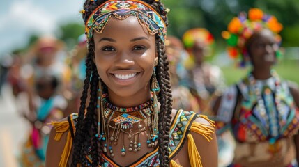 Juneteenth. Black power, black history month concept.