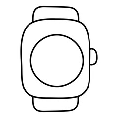 A beautiful design icon of smart watch

