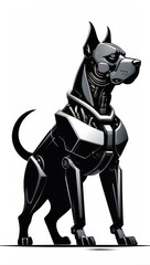 “Steel Fangs: The Robotic Protector”