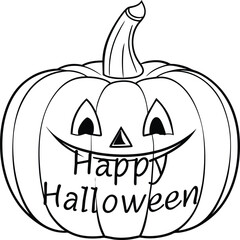 Halloween coloring book for kids and adults