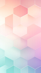 Geometric Abstract Image Pattern Background, Hexagonal Shapes in Pastel Colors, Wallpaper, Background, Cell Phone Cover and Screen, Smartphone, Computer, Laptop, 9:16 Format - PNG