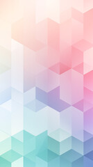 Geometric Abstract Image Pattern Background, Hexagonal Shapes in Pastel Colors, Wallpaper, Background, Cell Phone Cover and Screen, Smartphone, Computer, Laptop, 9:16 Format - PNG