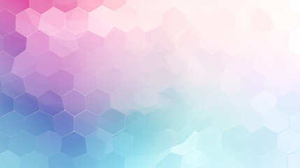 Obraz premium Geometric Abstract Image Pattern Background, Hexagonal Shapes in Pastel Colors, Wallpaper, Background, Cell Phone Cover and Screen, Smartphone, Computer, Laptop, 16:9 Format - PNG