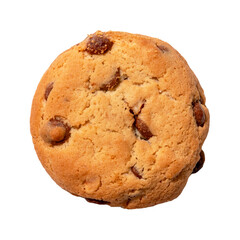 Ciastko z kawałkami czekolady,  bez tła. PNG