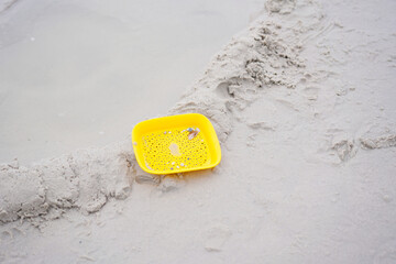 sand toy for play at beach