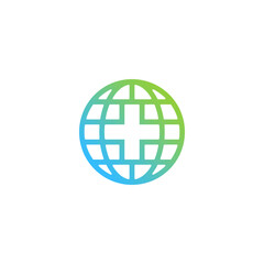 Global medical logo design