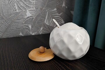 White sugar bowl, sugar slide, hill