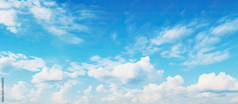 Poster during the late summer months, with a clear view of the sky and copy space image available.