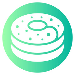 bagel gradient icon