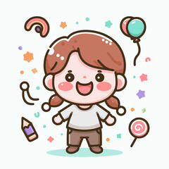 vector childern smille