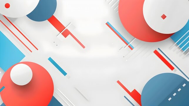 Modern Social Media Theme: Bold Shapes Powerpoint Background