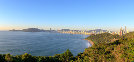 Beautiful landscape of Balneário Camboriú City