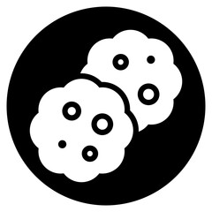 cookies glyph icon