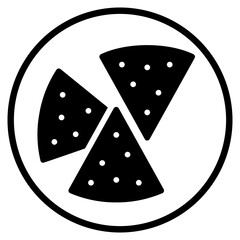 nachos glyph icon