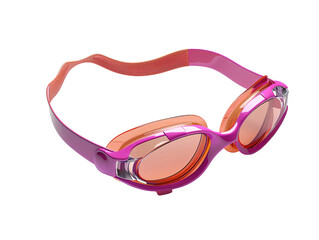 Swim goggles die cut PNG style isolated on white and transparent background