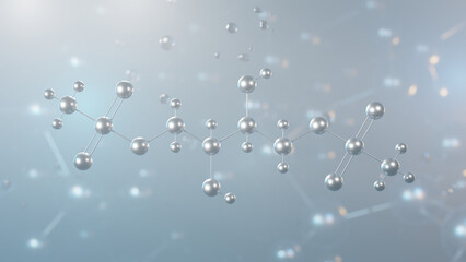 treosulfan molecular structure, 3d model molecule, alkylating antineoplastic agents, structural chemical formula view from a microscope © Сергей Шиманович