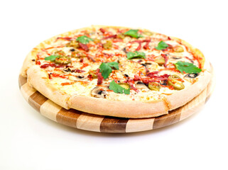  Pizza Time! This pizza with a crispy crust and juicy toppings will definitely cheer you up
