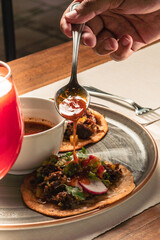 mexican birria tortilla