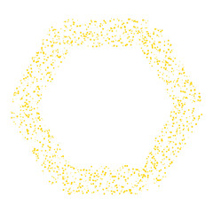 golden dust light particle