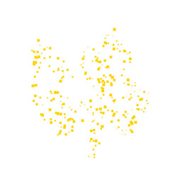 golden dust light particle