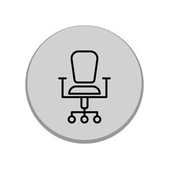 Office chair icon PNG