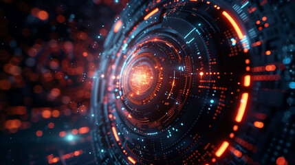 Digital backdround ideal for technological operations, neural networks, AI, data transmission and encryption, digital archives, audio and visual representations, scientific research See Less 