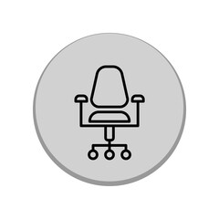 Office chair icon PNG