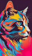tiger head silhouette